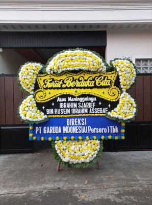 Papan Bunga Duka di Sitirejo Iii
