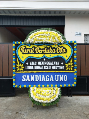 Papan Bunga Duka di Sitirejo Iii