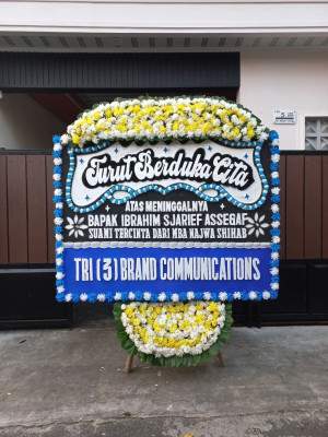 Papan Bunga Duka di Sitirejo Iii